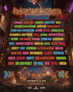 Full lineup Wasteland Festival 2026