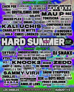 HARD Summer Festival 2026 lineup