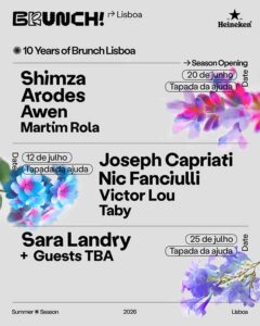 Lineup Brunch Electronik Lisboa Tapada 2026