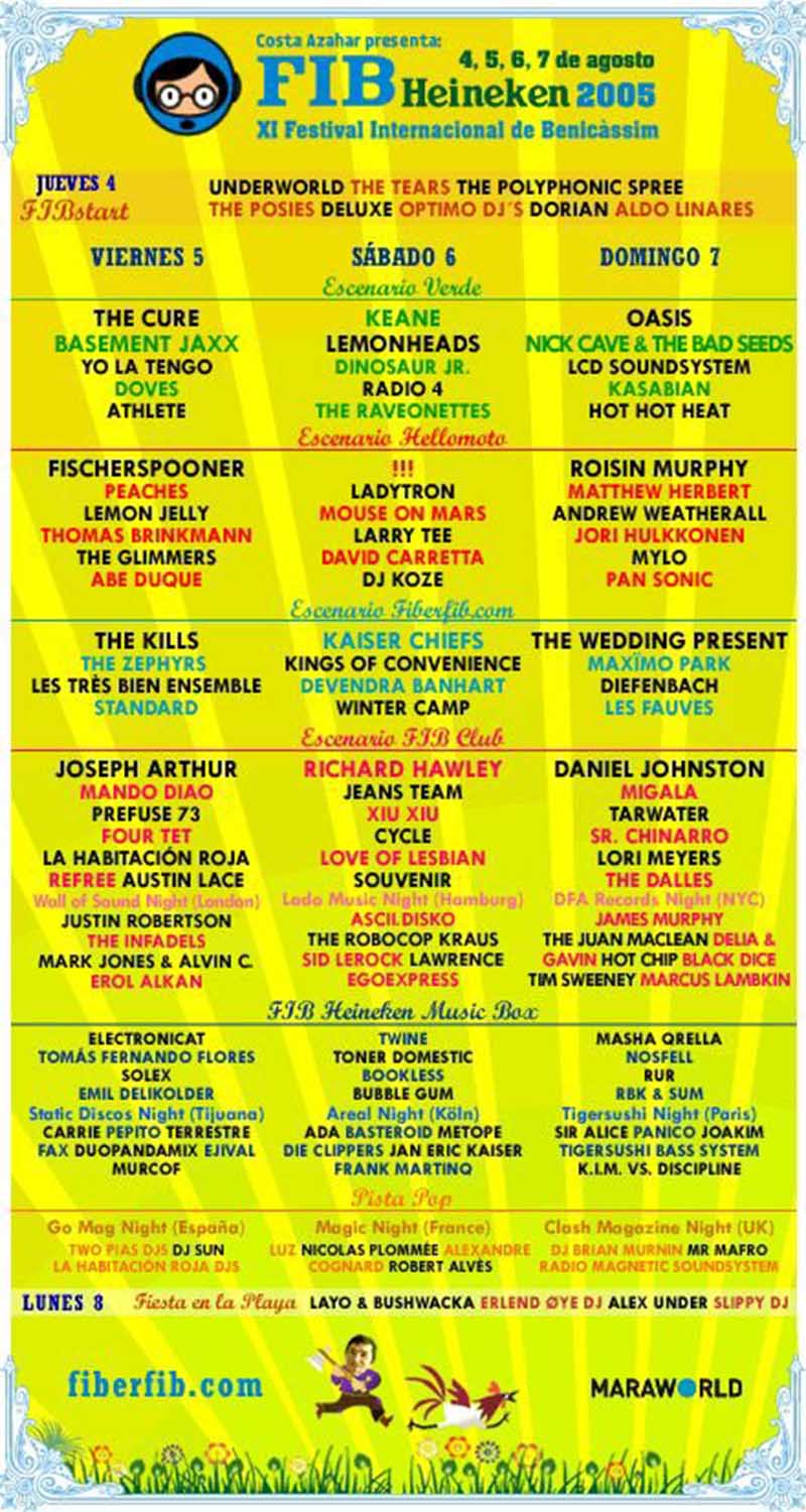 Cartel FIB 2005