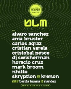 Cartel BLM Festival 2026 en Balerma, Almería