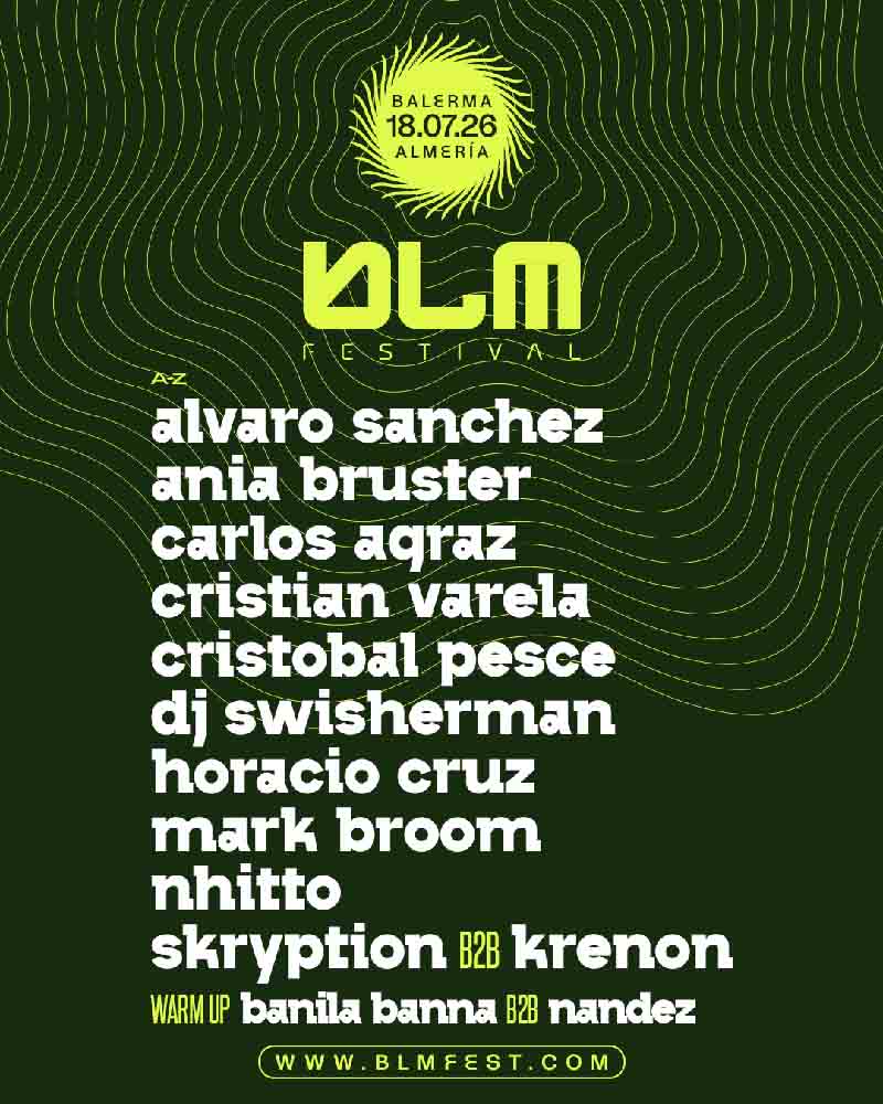 Cartel BLM Festival 2026 en Balerma, Almería