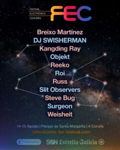Cartel FEC - Festival Electrónica Coruñés 2026