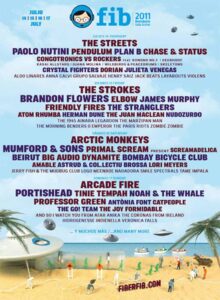 Cartel FIB - Festival Internacional de Benicàssim 2011