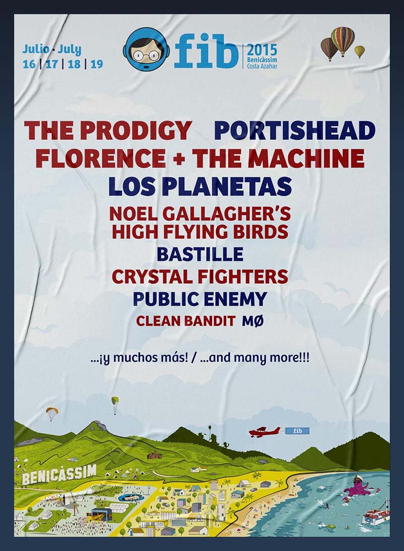 Cartel FIB - Festival Internacional de Benicàssim 2015