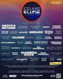 Full Lineup Iceland Eclipse Festival