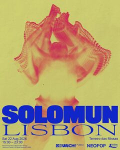 Cartel de Brunch Electronik Lisboa 2026 con Adam Beyer, Solomun y Charlotte de Witte confirmados para el décimo aniversario.